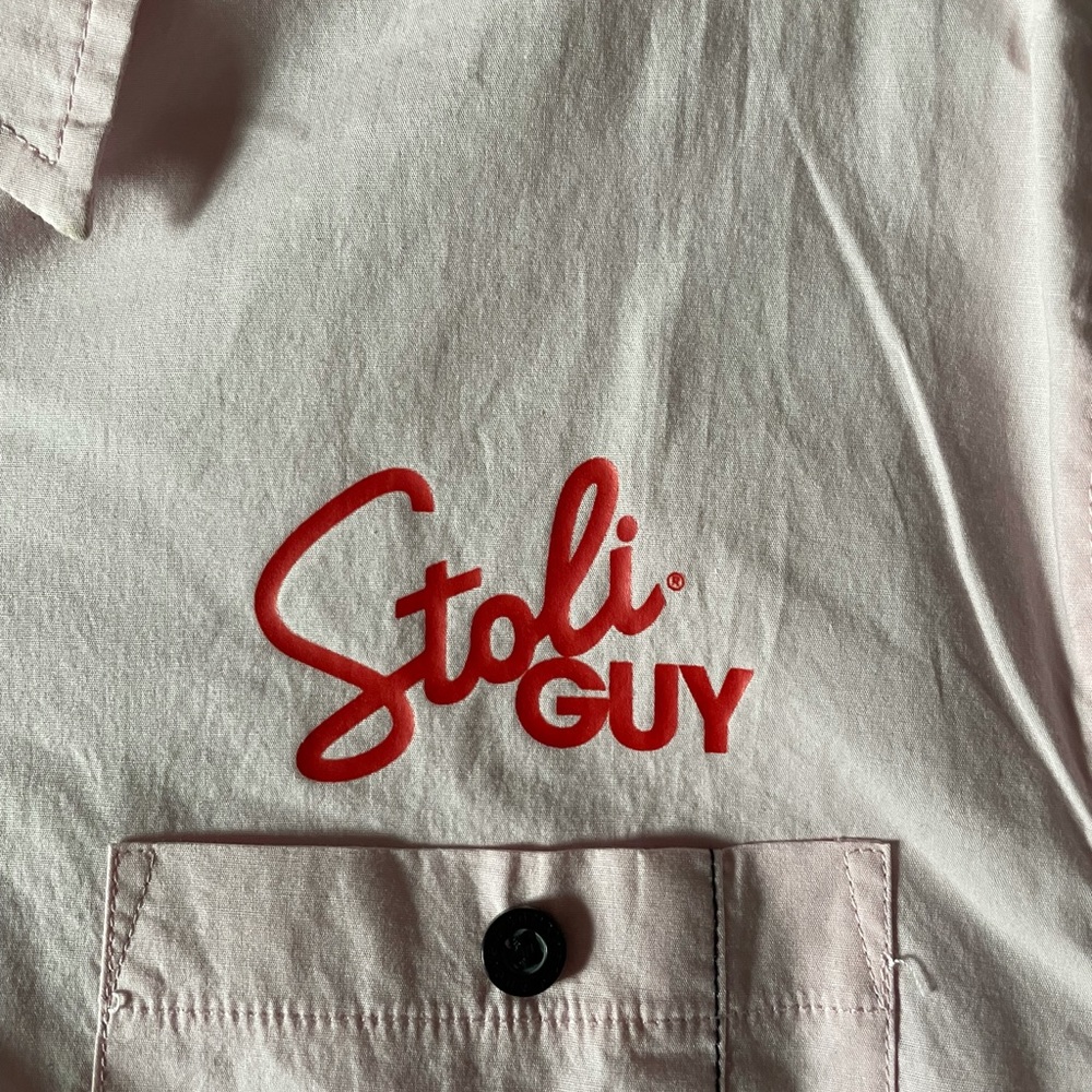1 of only 15 made Pink “Stoli Guy” Shirt!